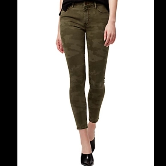 SANCTUARY DENIM Social Ankle Skinny Standard Rise Camo Print Green Sz. 28 / 6 - Picture 7 of 13